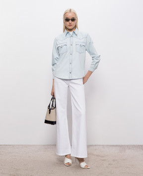 Versace Blue denim shirt 10245601A17872