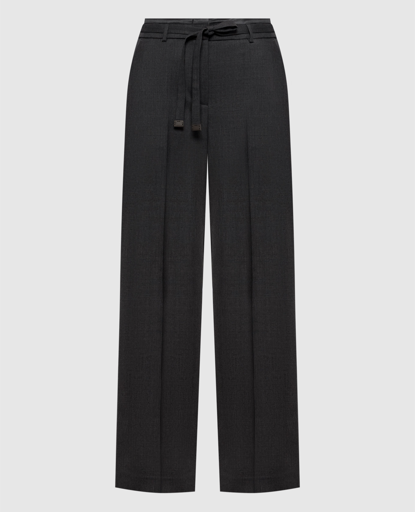 Gray wool pants