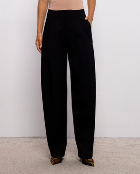 Victoria Beckham Eugenie black wool trousers 1425WTR006632C