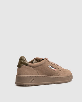AUTRY Medalist brown suede sneakers AULWOH03