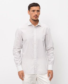 Peserico Ivory striped shirt R56042L1RD00597