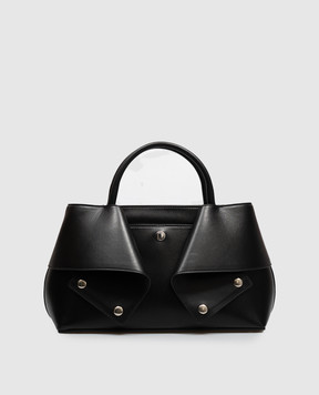 Toteme Mercer black leather tote bag 264WAL0135LE0206