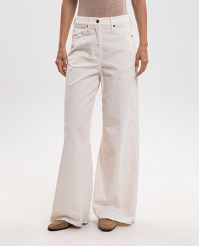Momoni Aoki Bis Ivory Corduroy Pants MOPA04231MO