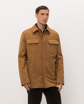 Stefano Ricci Brown straight-cut jacket MDJ6300030PL001T