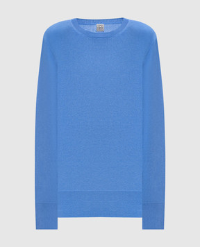 Toteme Blue cashmere jumper 253WRT0496YA0016