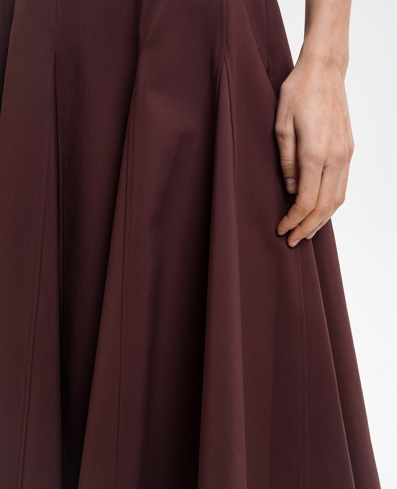 Burgundy midi dress Melissa Simkhai 4