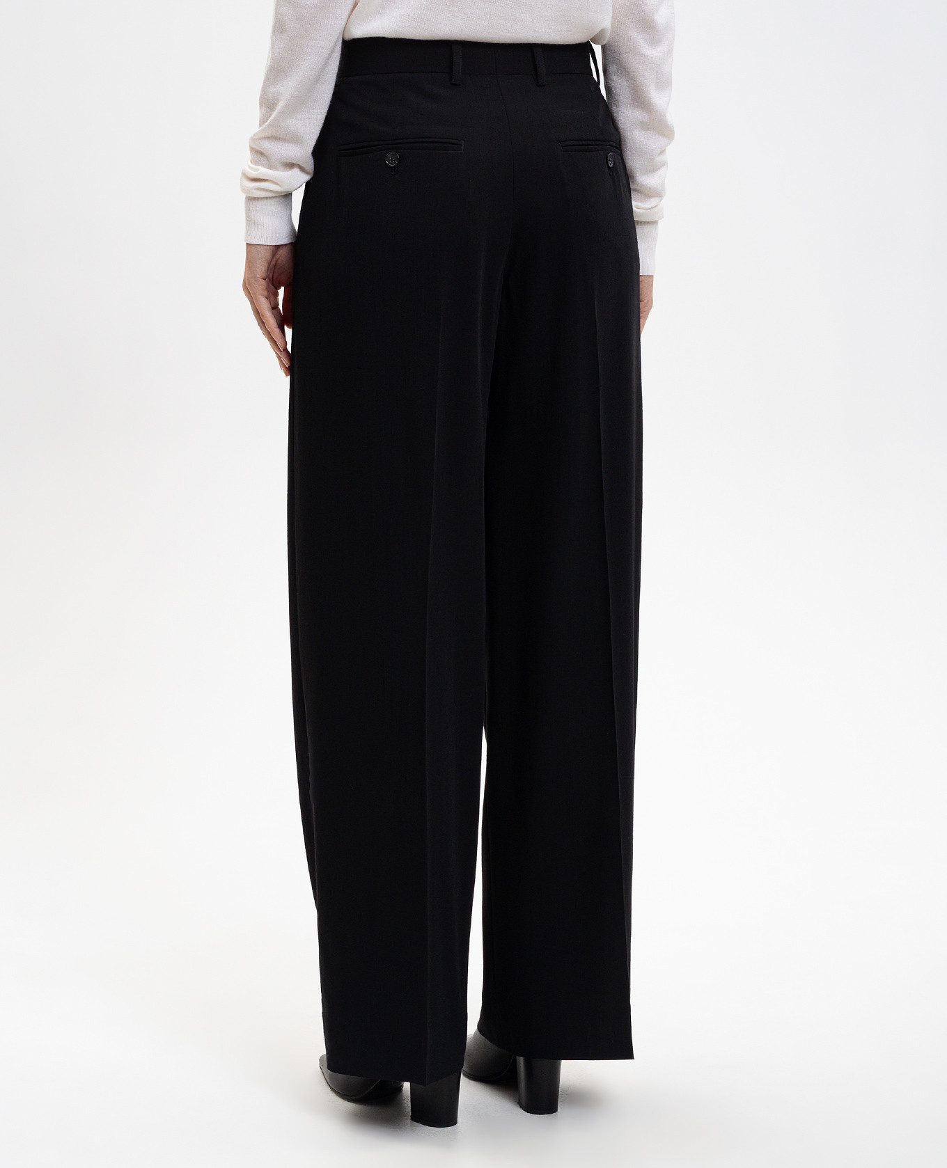 Black pants with wool Toteme 4