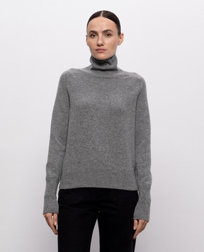 Victoria Beckham Marie gray merino wool sweater 1124KJU005081A