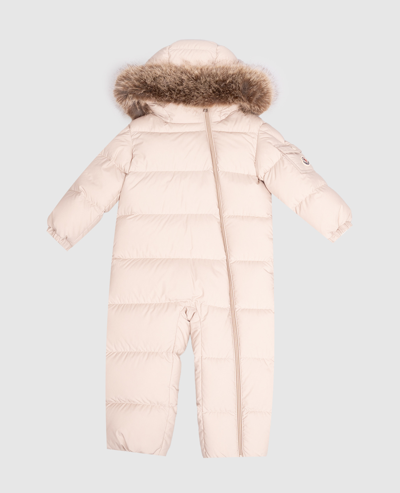 Yorick children's beige down jumpsuit
