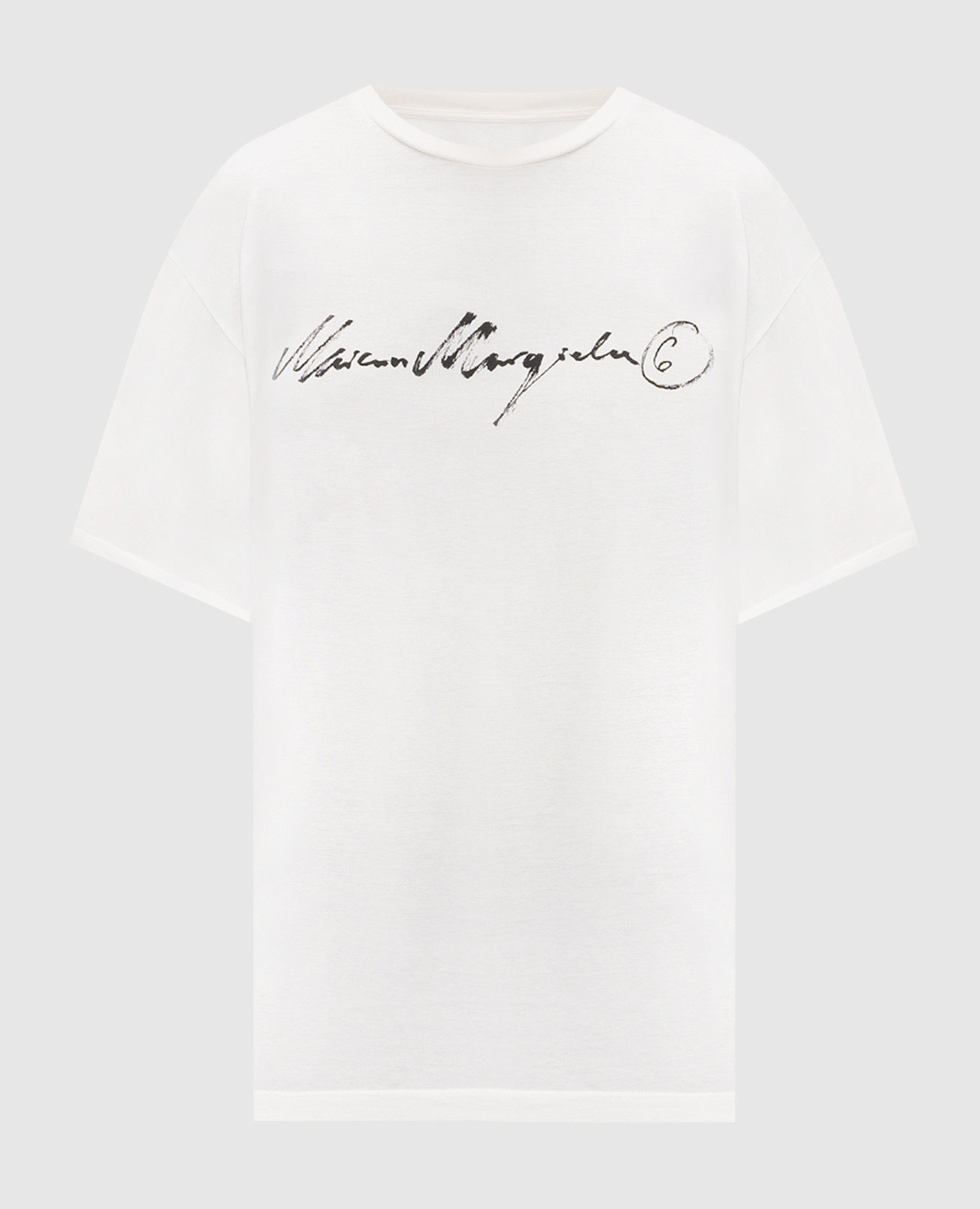 White T-shirt with contrast logo