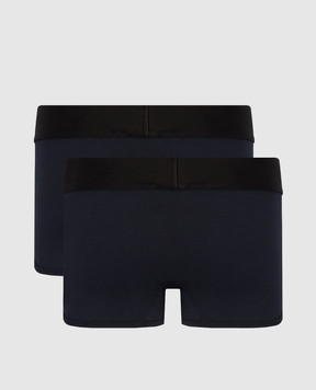 Palm Angels Set of blue trunks with logo PMUH009S25FAB001