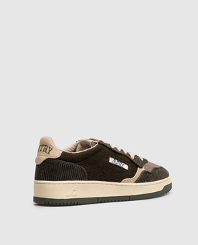 AUTRY MEDALIST khaki sneakers AULMS101