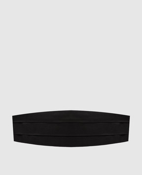 Tom Ford Black silk cummerbund WB0014FAX1578