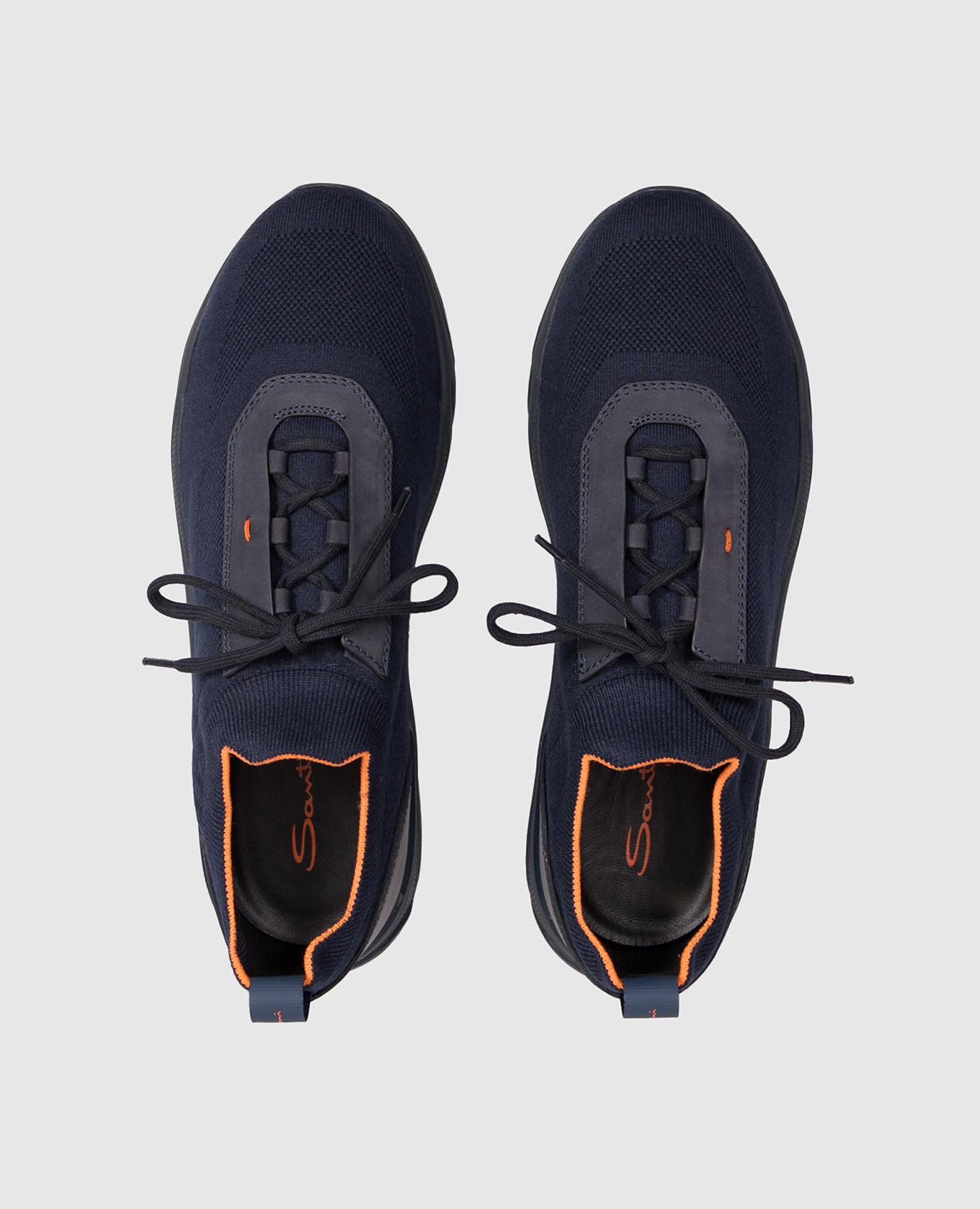 Blue sneakers Santoni 4