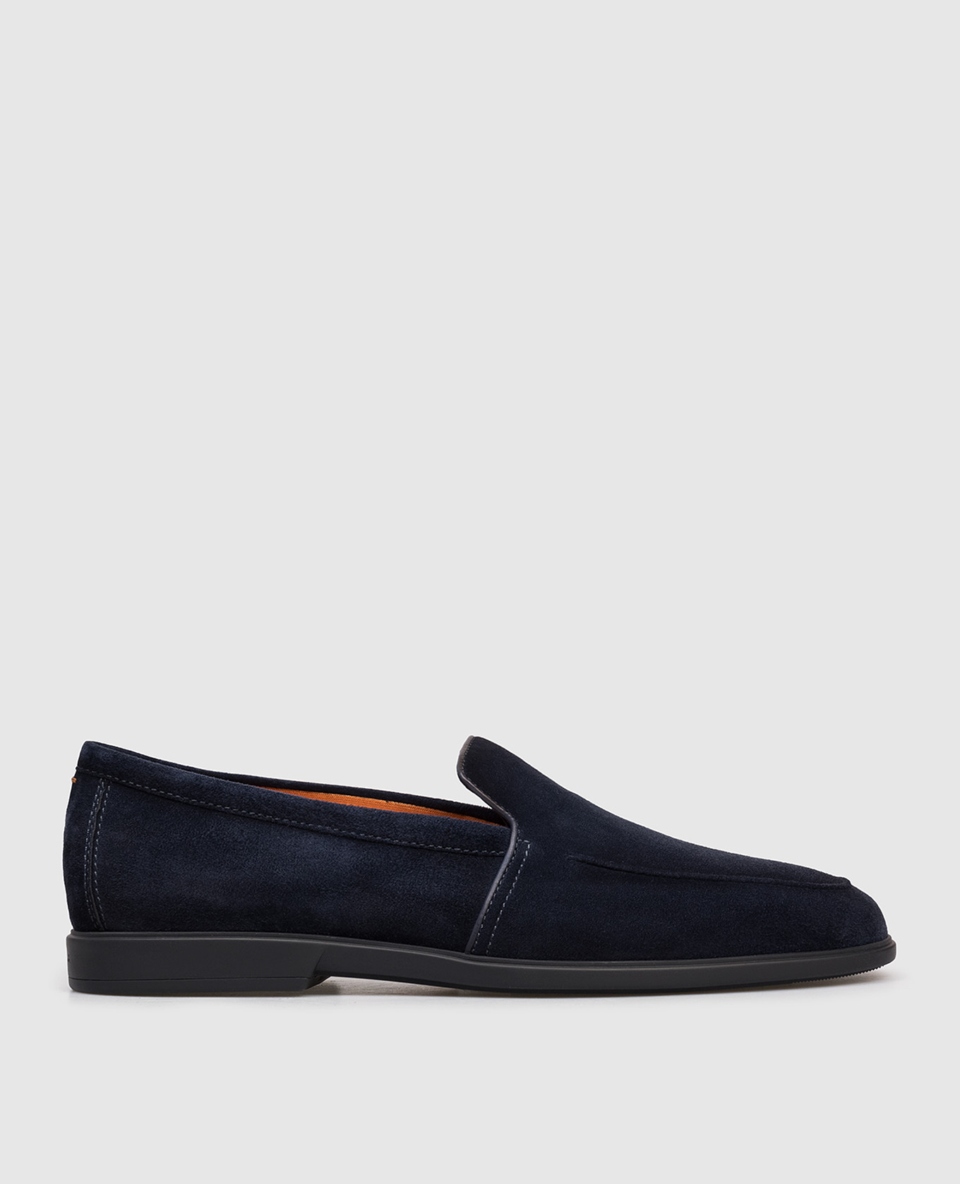 

Blue suede loafers Santoni