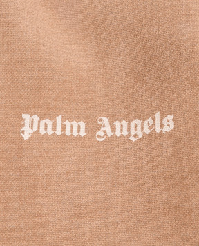 Palm Angels Children's brown sports jacket F6PAJBJK128