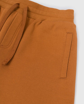 Dolce&Gabbana Children's brown shorts with print L4JQR4G7PSK812+