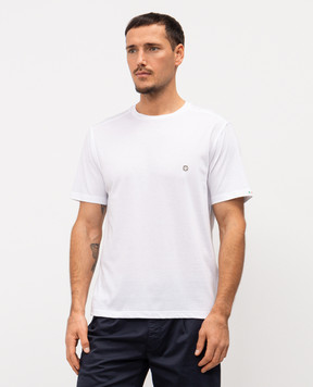Stefano Ricci White T-shirt with emblem MNH6104920803