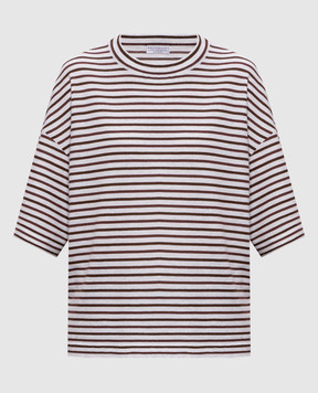 Brunello Cucinelli White cashmere T-shirt M9A849210