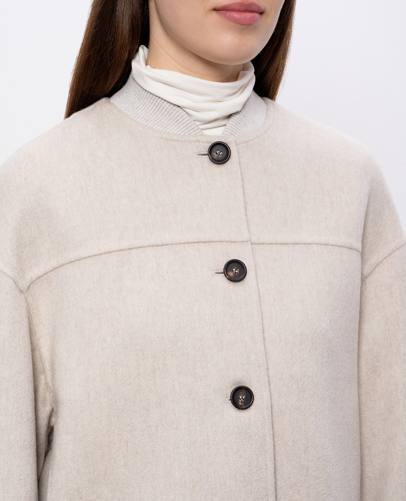 Beige cashmere jacket Brunello Cucinelli 5