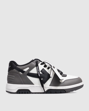 Off-White Out Of Office leather sneakers with logo print M189C9L013
