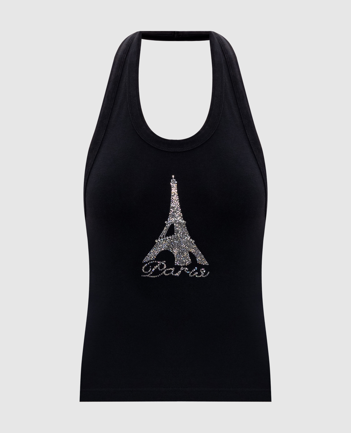 Black top with crystals Vetements