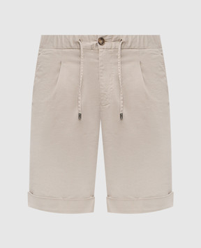Enrico Mandelli Beige shorts with lapels GYMSHO5653