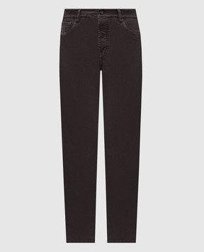 Brunello Cucinelli Dark brown jeans M277PX1290