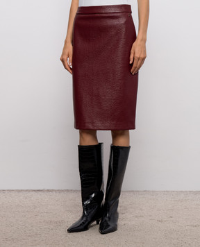 Twinset Burgundy skirt 262AP2293