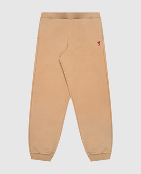 Ami Paris Children's brown sweatpants KTR928JE0269