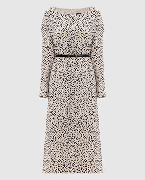Max Mara White dress PIROGHE with polka dots MSTPIROGHE