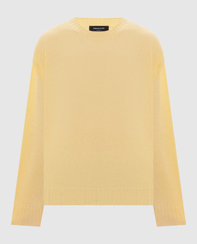 Fabiana Filippi Yellow wool, silk and cashmere jumper MAD216F028M281