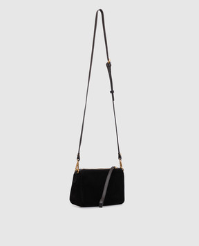 Gianni Chiarini Nora black suede crossbody bag BS10224CMPL