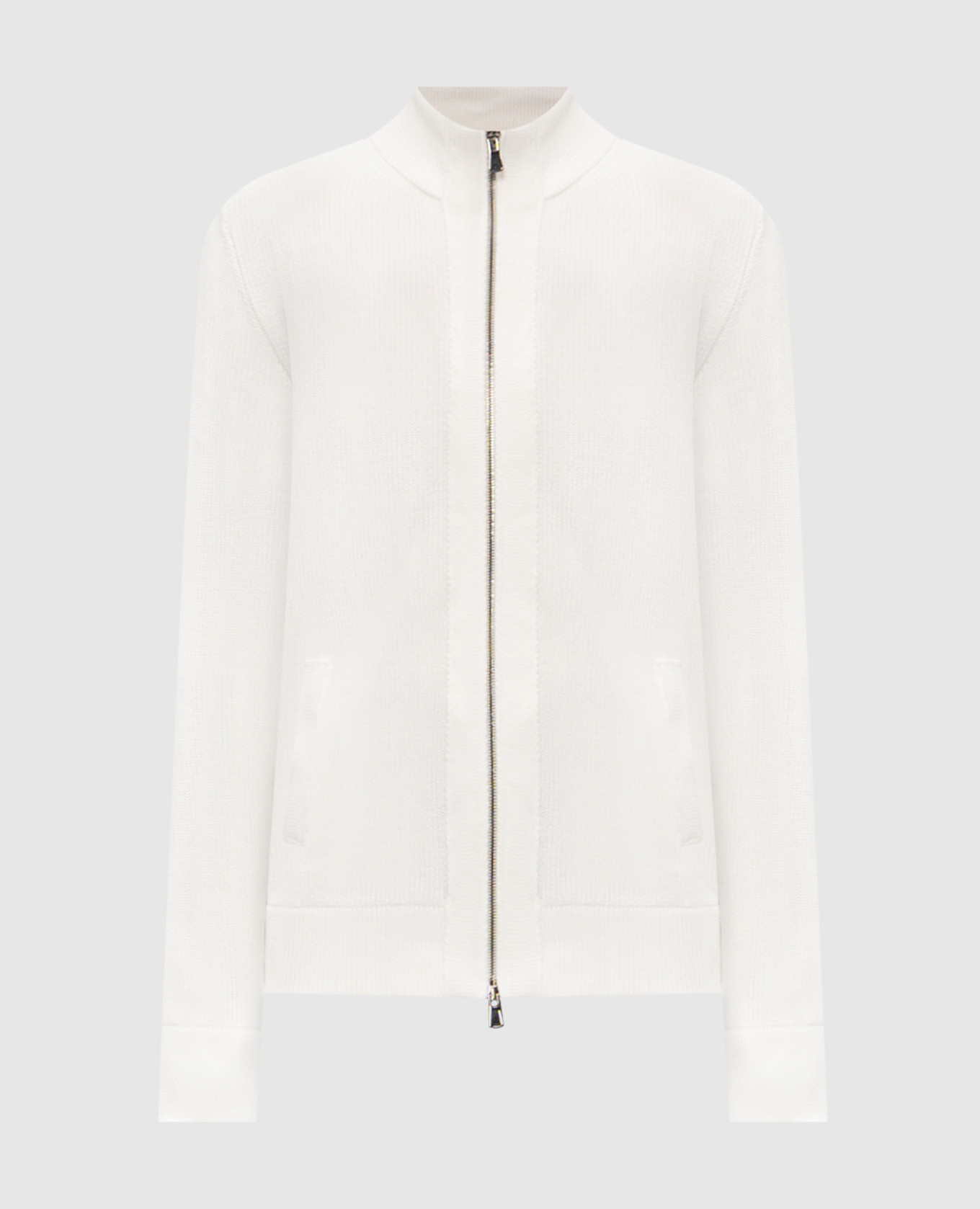 

White cotton cardigan ISAIA