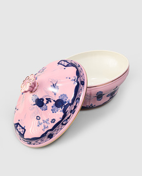 Ginori 1735 Pink porcelain tureen Oriente Italiano 003RG00FZP030010385