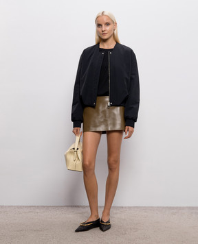 Khaite Black Cordan bomber jacket 62414242