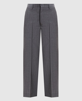 Sofie D`Hoore Prae grey wool trousers PRAEWOM