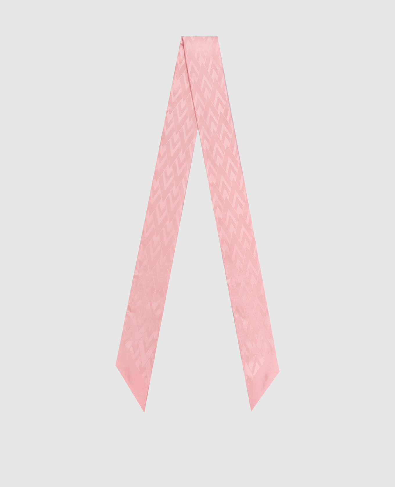 Pink silk twill ribbon