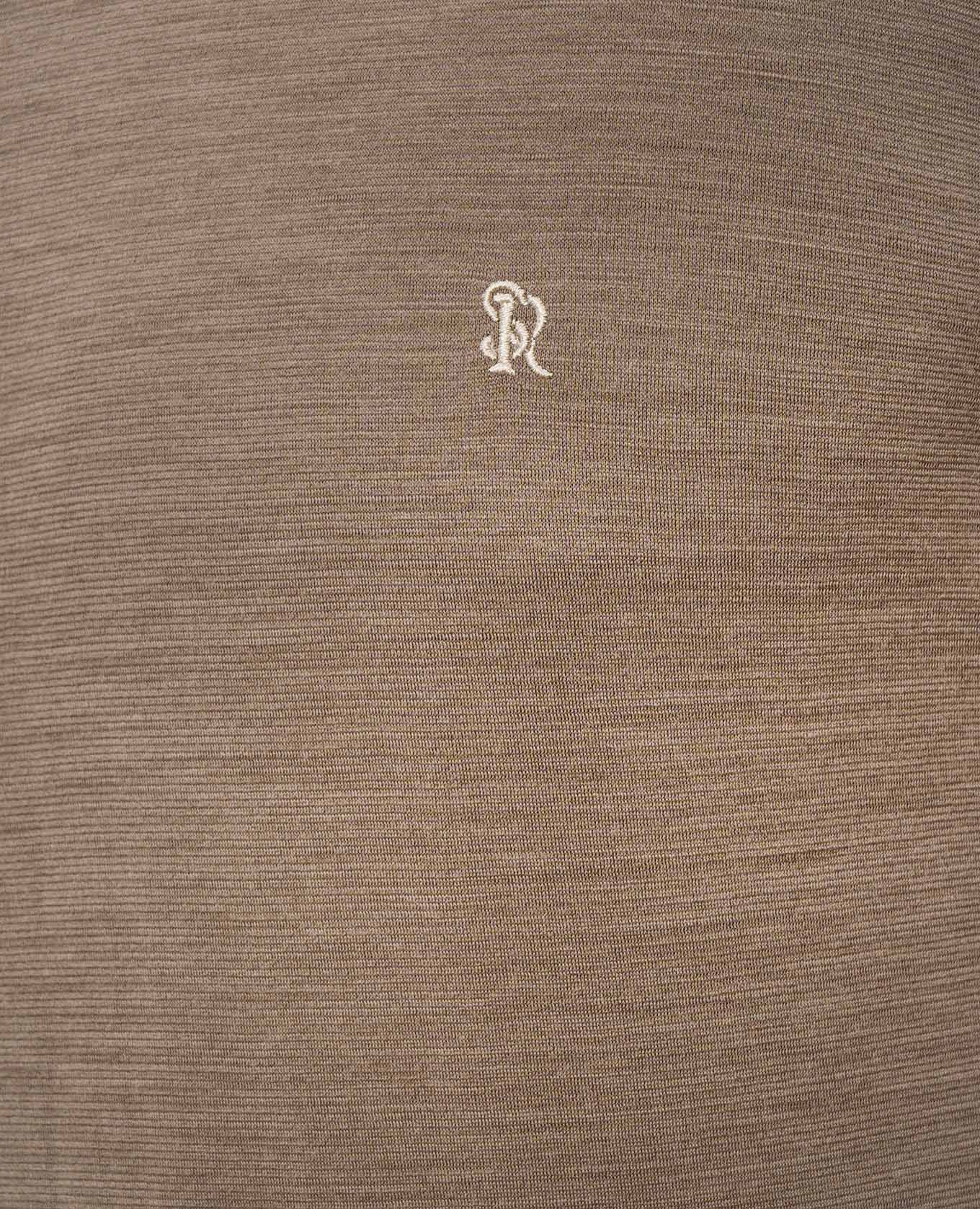 Brown wool t-shirt Stefano Ricci 5