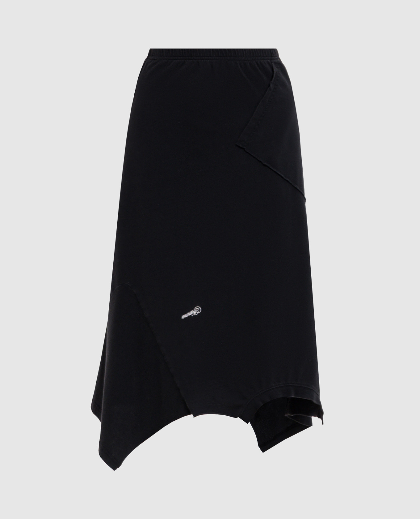 Black asymmetrical skirt