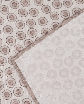 Brunello Cucinelli Beige silk pachet scarf MX8720091