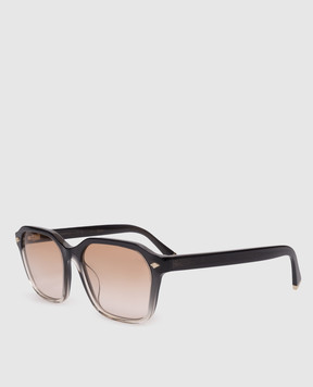 Brunello Cucinelli Black Intarsia Rays Sunglasses MOCPATTV16
