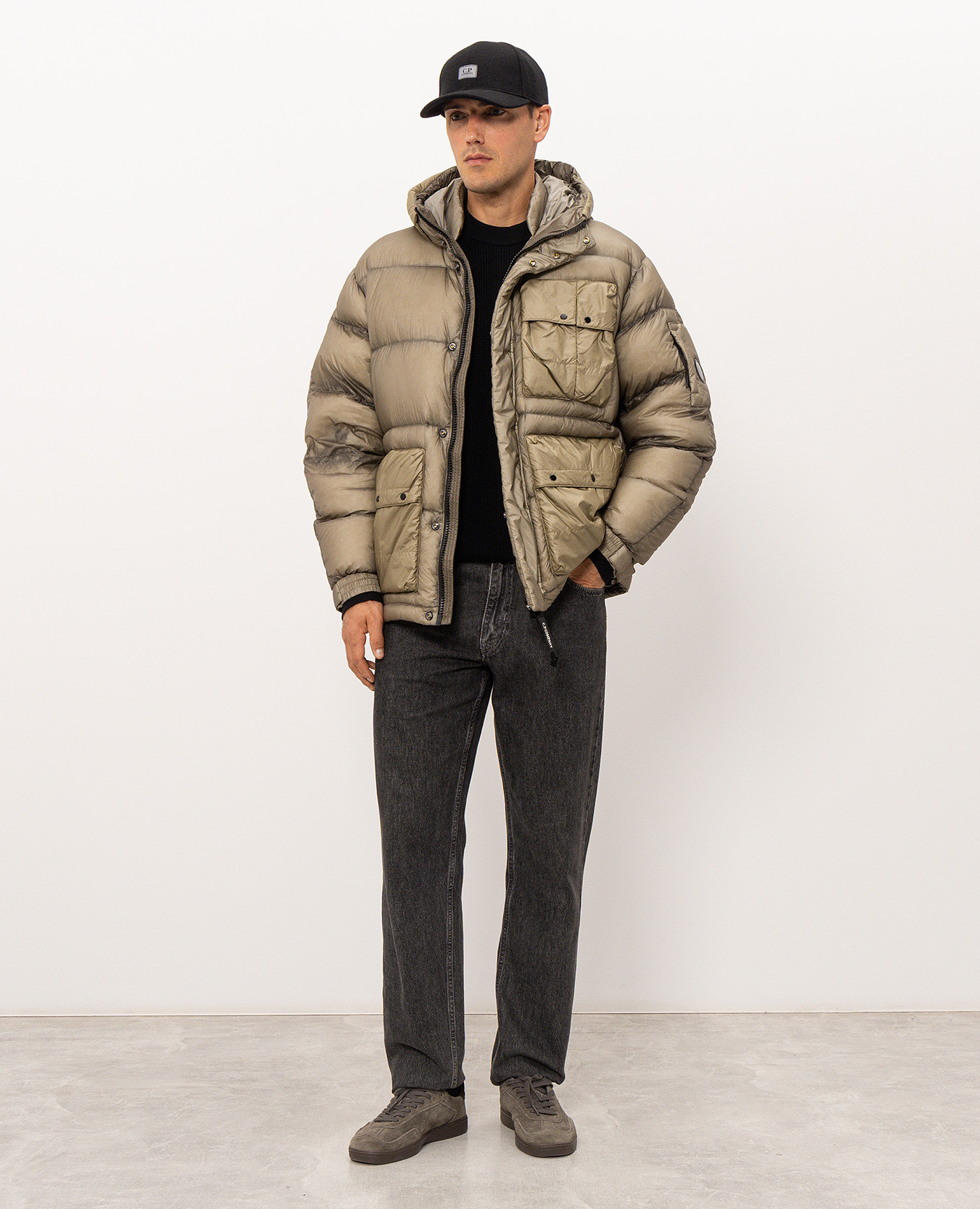 Khaki down jacket C.P. Company 2