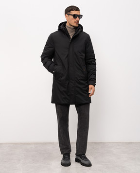 MooRER Black down jacket VERMONT VERMONTADS