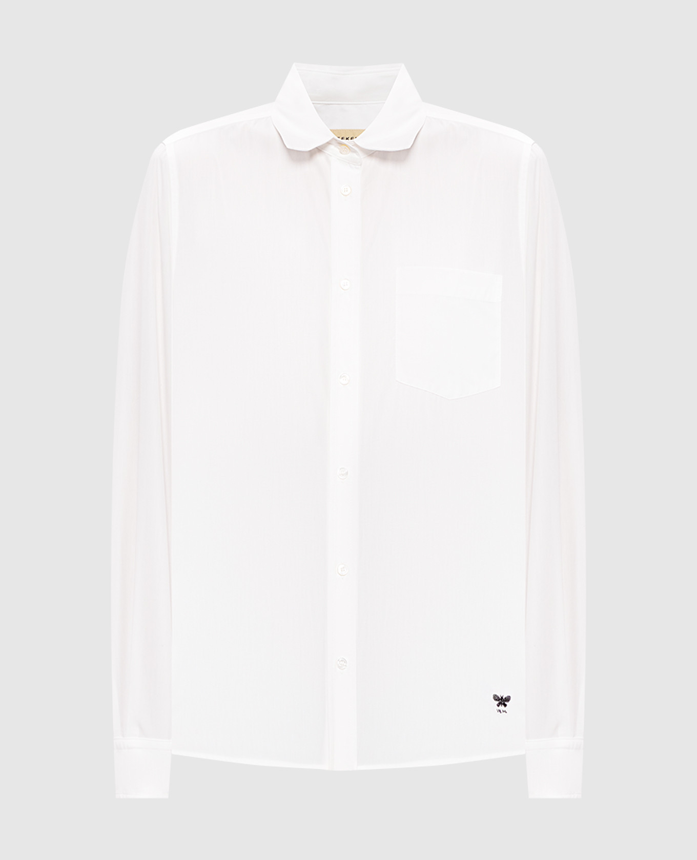 White WKDBAHAMAS shirt with emblem