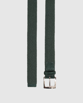 Orciani Green woven wool belt U08431EWI