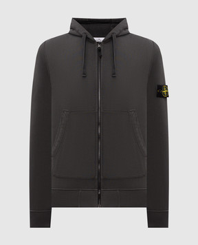 Stone Island Grey sports jacket with logo patch L2S156100061S0051