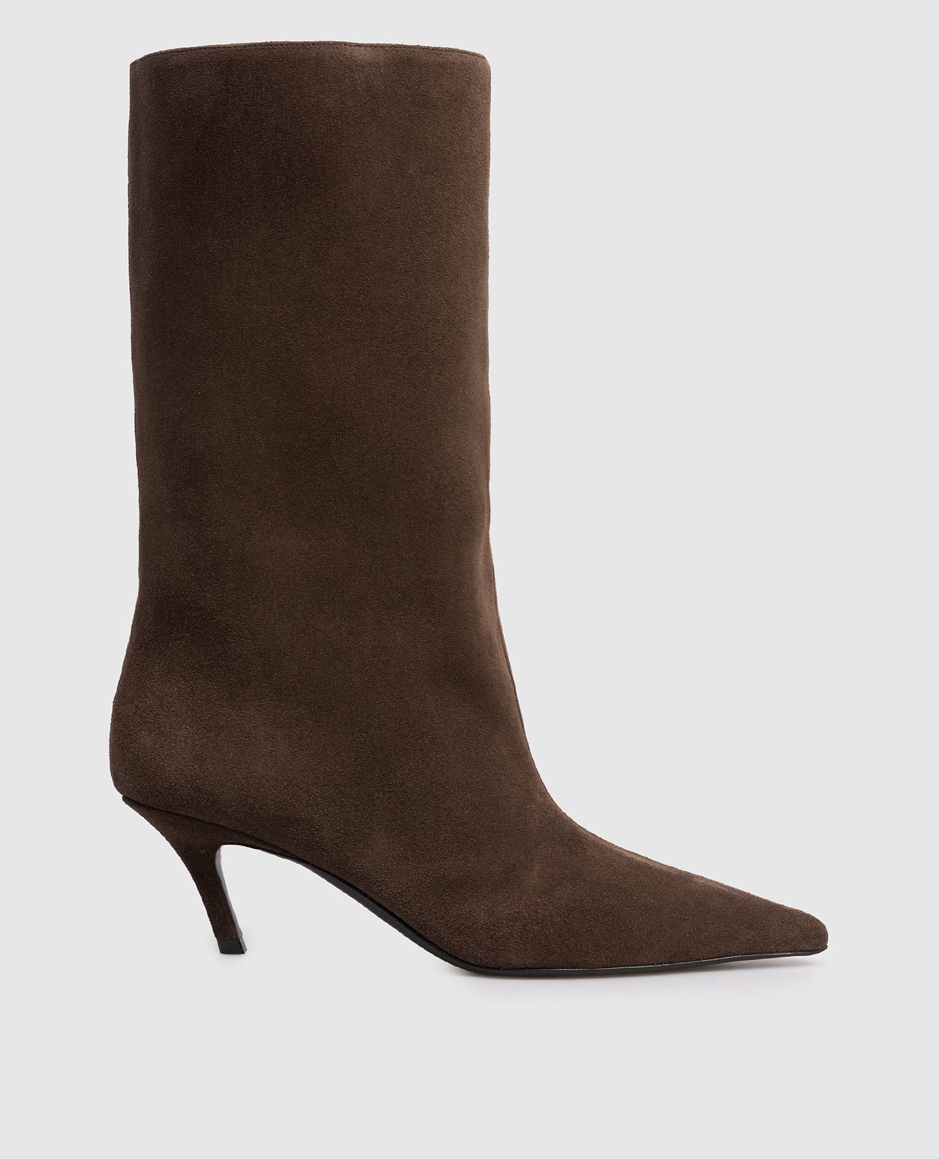 

Fiona brown suede boots Amina Muaddi