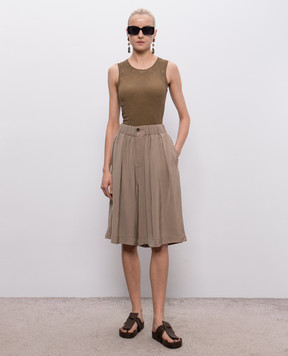 UMA WANG Brown T-shirt Ti UW1030
