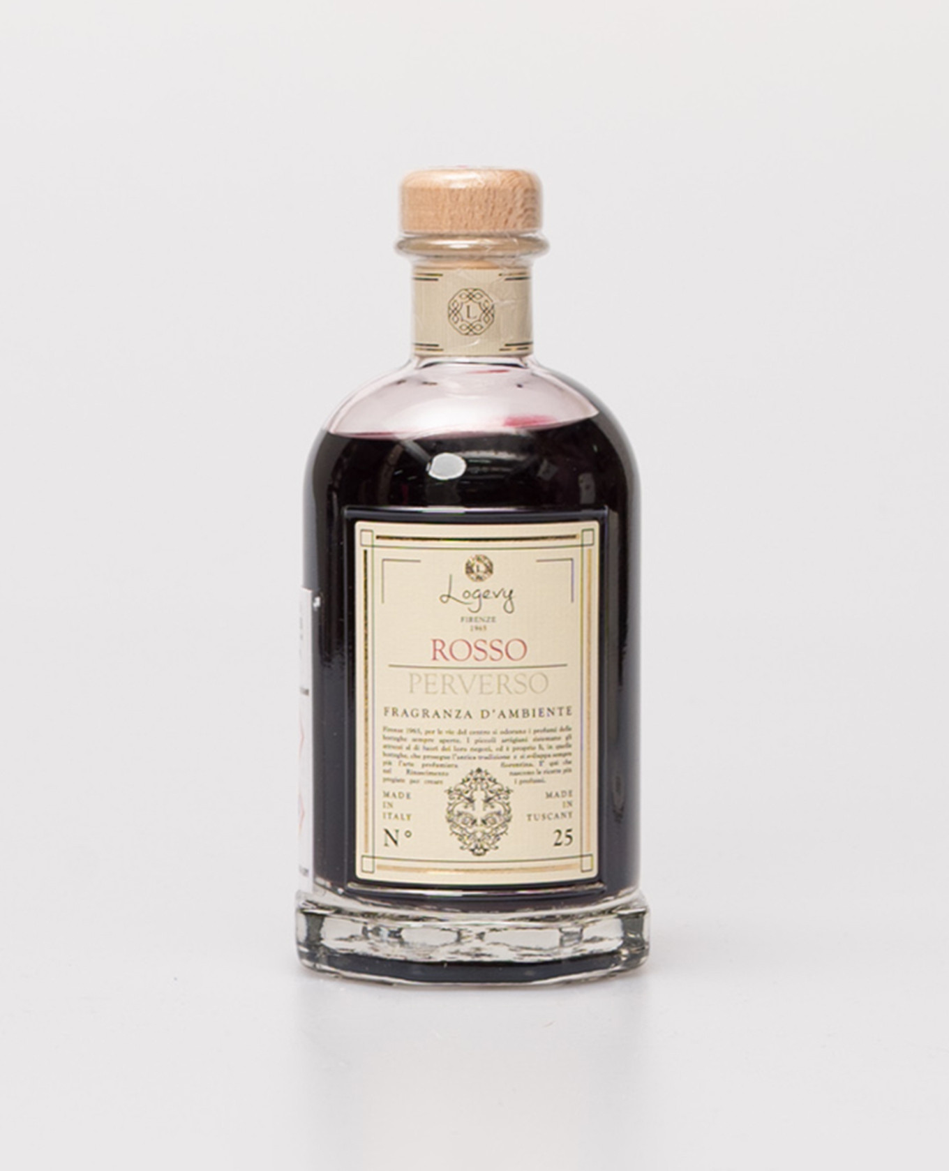 

Rosso Perverso aroma diffuser with emblem  Logevy, Burgundy